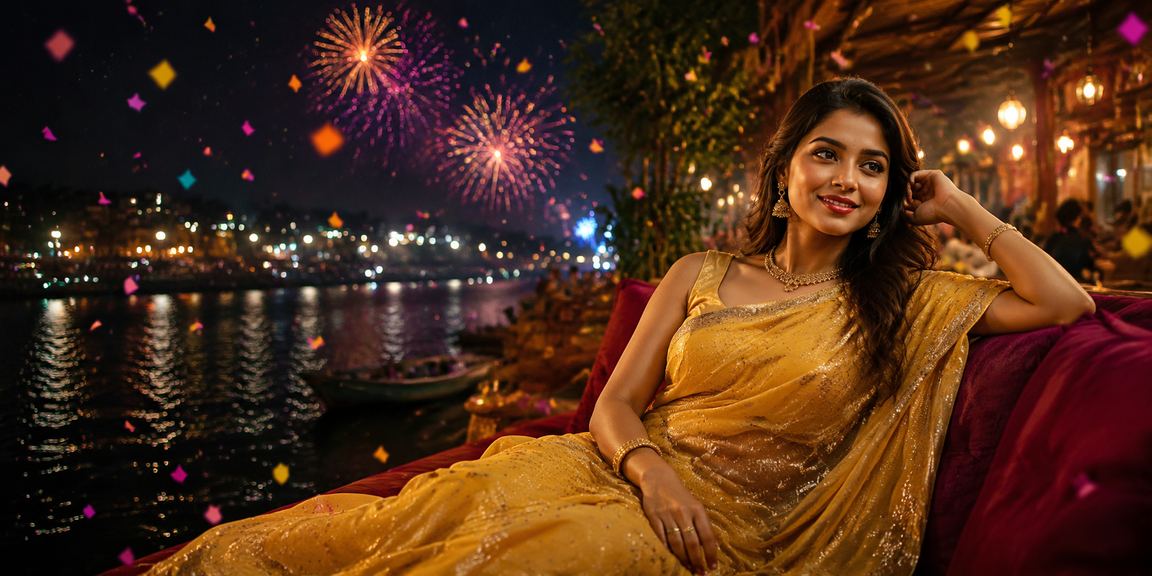 ময়মনসিংহে শাড়ি পরিহিত মহিলা মোবাইলে পেমেন্ট করছেন